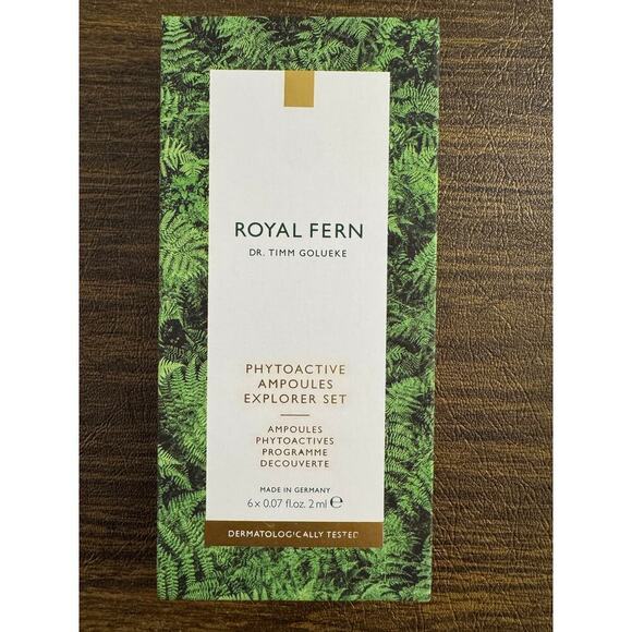 Royal Fern $160 Phytoactive Amoules Explorer Skincare Set New in Box Sealed - Picture 2 of 4